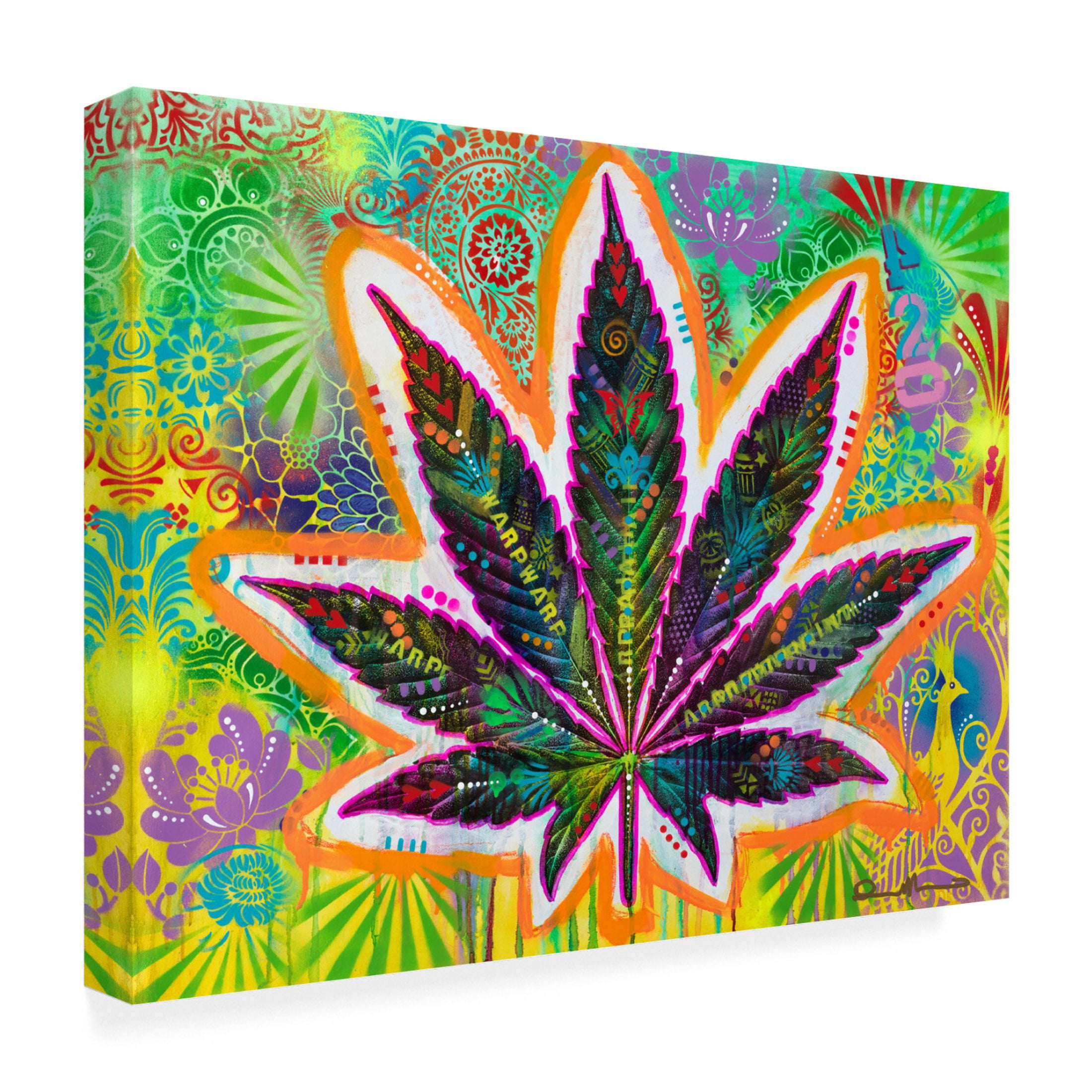 Canvas Wall Art - Dean Russo 'WarpWarp' Wall Art for Living Room, Bedroom, or Office Décor by Trademark Fine Art - 19 x 14 Inches