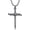1-1-Three Nail Cross, variant on Nail Cross Necklace for Men 925 Sterling Silver Three Nail Cross Necklaces Christian Jesus Crucifix Religious Jewelry Gifts for Men 22"+2"
