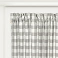 thumbnail image 6 of Kate Aurora Plaid Country Farmhouse Door Curtain With Tieback - Assorted Colors & Sizes, 6 of 8