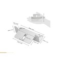thumbnail image 2 of Jinsinto 4 Pieces Solar Panel Z Brackets for Mounting Solar Panel, Z Bracket with Nuts and Screws 100mm, 2 of 5
