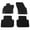 Black, variant on Ikon Motorsports Floor Mats Compatible with 2019-2025 Audi Q3 F3 Beige Nylon Car Floor Mats Carpet Front Rear Row 4PCS Set