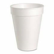 Angle View: 1PK-Genuine Joe Hot/Cold Foam Cups, 14 fl oz, White, 1,000 Cups