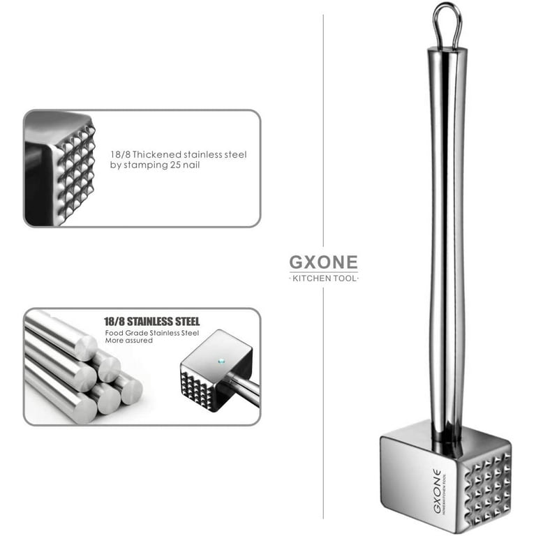 Wholesale Lihong Professional chicken tenderizer tool thor hammer meat  tenderizer Kitchen stainless steel meat tenderizer From m.