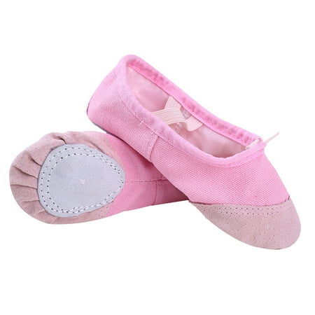 

KAOU Unisex Kids Adult Indoor Pointed Gymnastics Soft Sole Ballet Dance Yoga Shoes