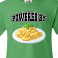 thumbnail image 4 of Inktastic Powered by Macaroni and Cheese Youth T-Shirt, 4 of 5