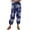 a-Blue23858, variant on VNKIDY Womens Vintage Floral Print High Waist Drawstring Elastic Waist Harem Pants Side Pocket Loose Fit Lightweight Casual Trousers For Summer Daily Wear Blue L