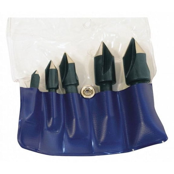 Cleveland Countersink Set,1/4",3/4",8" L,5 pcs. C00969
