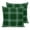Green, Emerald, Black, variant on Pillow Covers 20x20 Set of 2, Red Checkered Throw Pillow Covers Decorative Couch Cushion Cover, Farmhouse Buffalo Plaid Modern Microfiber Soft Square Pillowcases for Bedroom Living Room Sofa