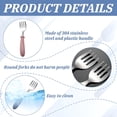 thumbnail image 2 of ACDANC 2026 New 6 Pcs Baby Forks,Metal Toddler Forks,Kids Forks for Self Feeding,Self Feeding Toddler Cutlery Forks,Metal Children'S Forks with Round Handle,Baby Forks for Children Self Feeding, 2 of 7
