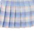 thumbnail image 5 of Leey-World Girls Short High Waist Pleated Skater Tennis Skirt(Sky Blue,9-10 Years), 5 of 7