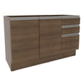 thumbnail image 1 of Mueble de Cocina Para Tarja Madesa Glamy 120 cm 2 Puertas y 3 Cajones (Sin Tablero ni Tarja) Marrón, 1 of 5