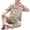 Golden, variant on zeranth 1 Set Men Sleepwear Solid Color Long Sleeved Single Breasted Home Wear Ice Silk Loose Plus Size Pajamas Set for Home