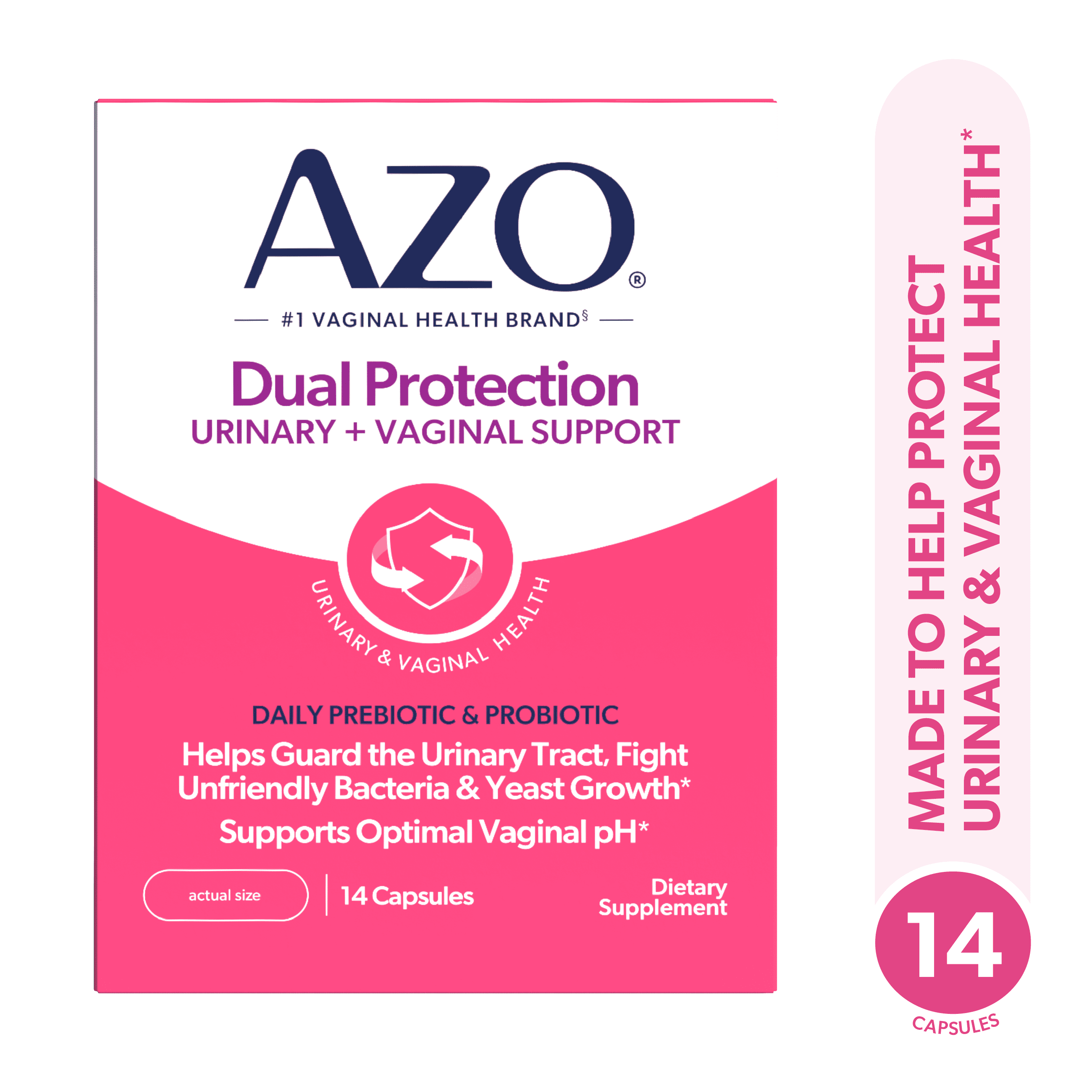 AZO Dual Protection Urinary & Vaginal Support Supplement