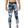 thumbnail image 1 of Men Sport Long Pants Running Training Leggings Exercise Trousers(Geometry Dot M), 1 of 2