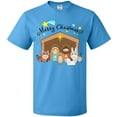 thumbnail image 3 of Inktastic Merry Christmas Cute Nativity Scene T-Shirt, 3 of 5