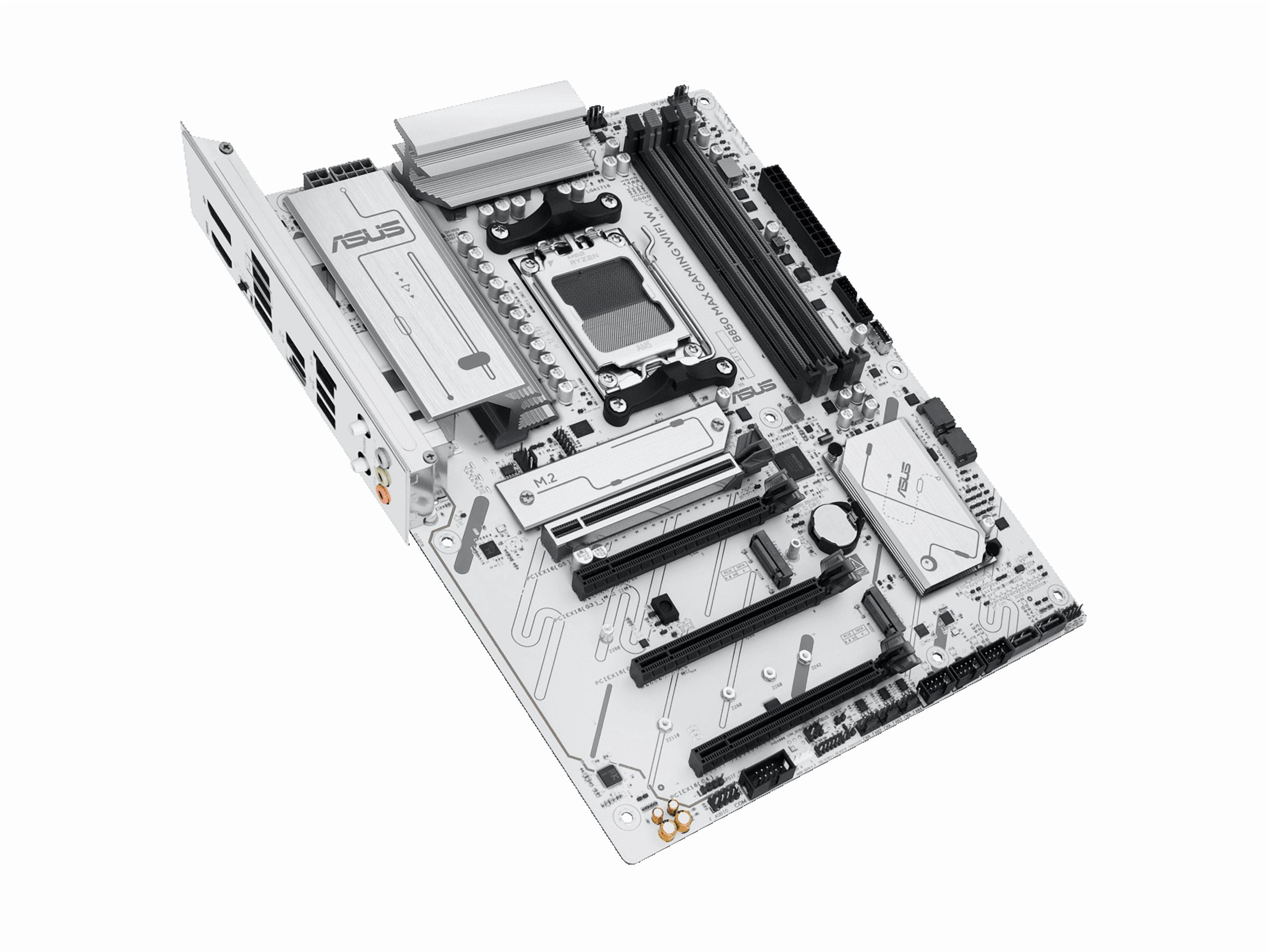 Asus B850 MAX GAMING WIFI W Gaming Desktop Motherboard - AMD B850 Chipset - Socket AM5 - ATX (b850maxgamingwifiw)