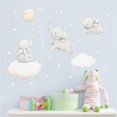 thumbnail image 2 of Coofit Wall Sticker DIY Cartoon Elephant Cloud Moon Star Wall Decal Wall Art Sticker, 2 of 6