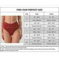 thumbnail image 2 of Aooho Women's Cotton Underwear 5 Pack of High Waisted Ladies Panties Belly Lift Briefs(Regular & Plus Size), 2 of 9