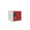 thumbnail image 1 of 12" Cube lockers -carcass Gray - Door (RED), 1 of 5