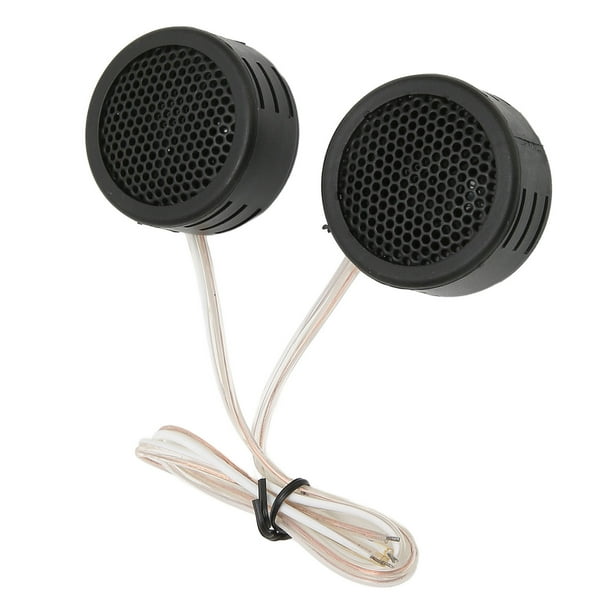 Coche 2 Uds Tweeters De Coche 97dB 500W Domo Interior Altavoz De Audio Estéreo Con Base Para De Sonido