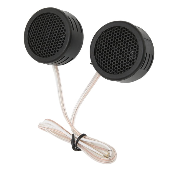 Coche 2 Uds Tweeters De Coche 97dB 500W Domo Interior Altavoz De Audio Estéreo Con Base Para De Sonido