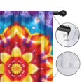 thumbnail image 4 of Blackout Kids Curtains,Rainbow Tie Dye Mandala Pattern Childrens Insulated Curtains Set Of 2,Bedroom Essentials,Toddler Room Decor 42"x63", 4 of 5