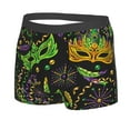 thumbnail image 2 of Disketp Carnival Mardi Gras3 Men'S Boxer Briefs,Soft And Breathable Cotton Underwear With Comfortflex Waistband, 2 of 8