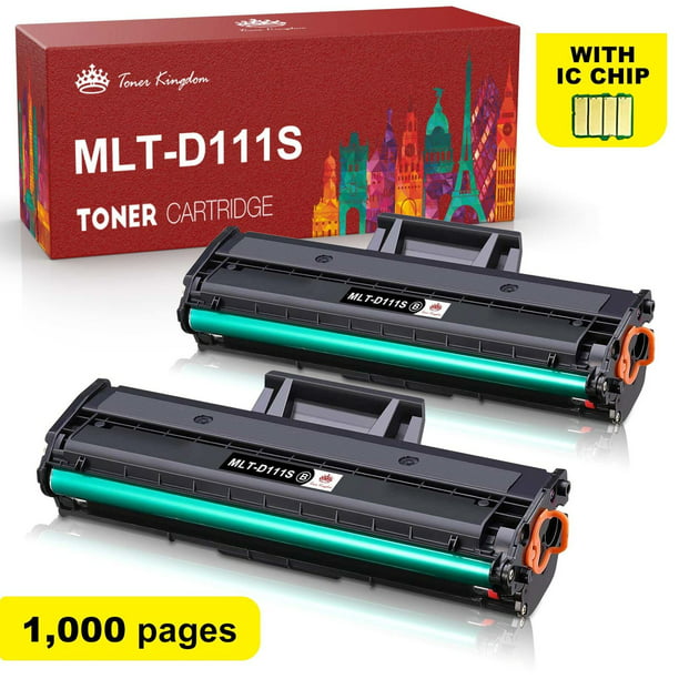 Tonerkingdom 2-Pack Compatible Toner Replacement for Samsung MLT-D111S 111S Work with Samsung M2020W M2070FW Laser Ink (Black) Walmart.com