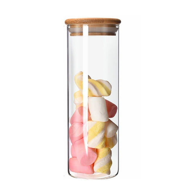 Glass Kitchen Storage Canister Large Capacity Storage Jar for Food Storage Organization - #1
