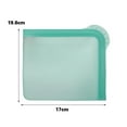 thumbnail image 5 of Yesbay Food Preserve Bag Heat-Resistant Good Toughness Fresh-keeping Silicone Sandwich Snack Sealed Bag Home Supply, 5 of 7
