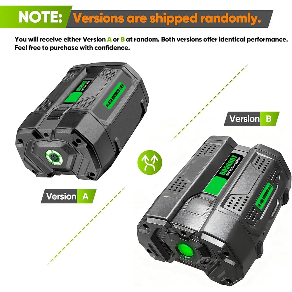 56V 10.0Ah Lithium-ion Battery For Ego 56V Ba2800T Ba4200 Ba4200t Ba5600t Ba1400t