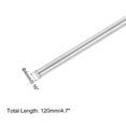 thumbnail image 2 of 8pcs 304 Stainless Steel Round Rods 4mm x 120mm for RC DIY Craft Tool, 2 of 6