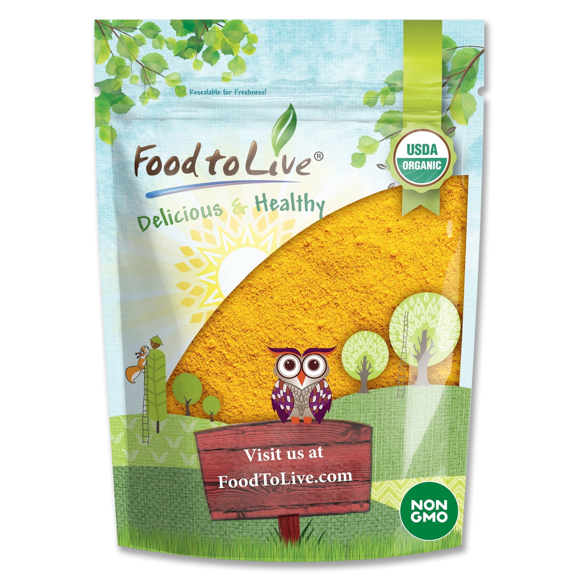 Organic Pumpkin Fruit Powder, 2 Pounds - Non-GMO, Vegan, Raw - by Food to Live