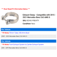 thumbnail image 2 of Exhaust Clamp - Compatible with 2015 - 2021 Mercedes-Benz C63 AMG S 2016 2017 2018 2019 2020, 2 of 2
