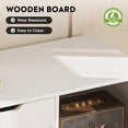 thumbnail image 4 of GALAXHERO 5-Drawer Storage Cabinet, Mobile Printer Stand Filing Cabinet for Home Office, Wood File Cabinet, White, 4 of 9
