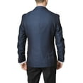 thumbnail image 3 of Adam Baker Men's Lot: 65645 3-Piece Slim Fit Tuxedo Set - Teal - 34S, 3 of 6