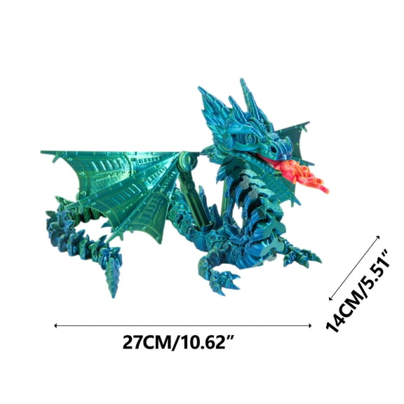 Bdday Office Decor for Women Mecha Wing Dragon Assembly Dragon Mutual Border Hot Selling Decoration Handcrafted Toys Cars Fashionable Crafts Apartment Decor