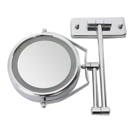 7x Magnifying Double Sided Led Lighted Stand Wall Mount Swing Arm 7x Magnifying Double Sided Led Lighted