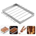 thumbnail image 3 of 1 set Durable Useful Grill Stainless Steel Barbecue Rack for Outdoor Use, 3 of 8