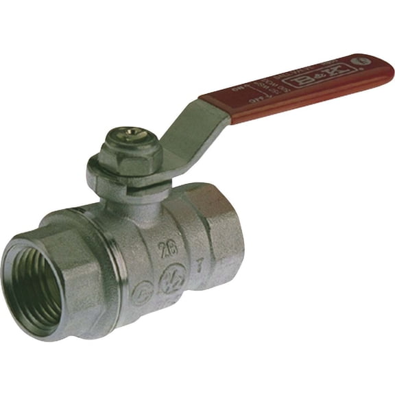 Mueller Brass Ball Valve 107-001NL - 1/4 In. FIP x 1/4 In. FIP - Size 1