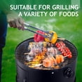 thumbnail image 5 of 31" Steel Charcoal Smoker, Heavy Duty Round BBQ Grill with Adjustable Vent System, Detachable 2-Layers Outdoor Vertical Barbecue Cooker with Thermometer for Outdoor Cooking Patio Camping, 5 of 7