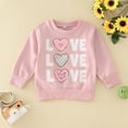 thumbnail image 4 of Vedolay Casual Tops for Girls Sweatshirts Fashion Collared Long Sleeve Pullover with Pockets,Red 3-4 Years, 4 of 5