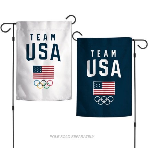 Usoc 2 Sided Team Usa Olympic Garden Flag Walmart Com Walmart Com