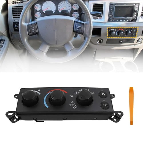 Woudy 55057079AB HVAC A/C Heater Climate Control Module Panel Compatible with Ram