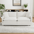 thumbnail image 3 of Rophefx 78.4" Modern Loveseat Sofa, Velvet Deep Seat Cloud Couches with Double Layer Cushion, 3 of 7