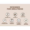 thumbnail image 5 of Designer Wellness, Designer Whey, Natural 100% Whey Protein Powder with Probiotics, Fiber, and Key B-Vitamins for Energy, Gluten-Free, Gourmet Chocolate, 12oz, 5 of 10