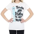 thumbnail image 3 of Rick and Morty Things Are Starting To Get Weird Juniors White T-Shirt, 3 of 4