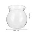 thumbnail image 2 of USHOBE 10pcs Home Decor Transparent Glass Terrarium Container Soil-free Planting, 2 of 8