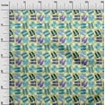 thumbnail image 3 of oneOone Cotton Poplin Lime Green Fabric Beach Slipper Sewing Craft Projects Fabric Prints By Yard 42 Inch Wide, 3 of 4