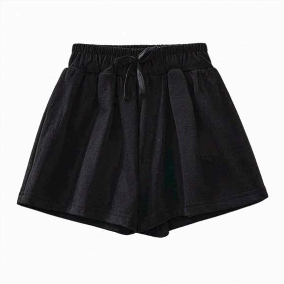 dmqupv Girls Cotton Shorts Toddler Kids Baby Boy Girl Seersucker Shorts Summer Casual Short Pants Bottoms Black,5-6 Years